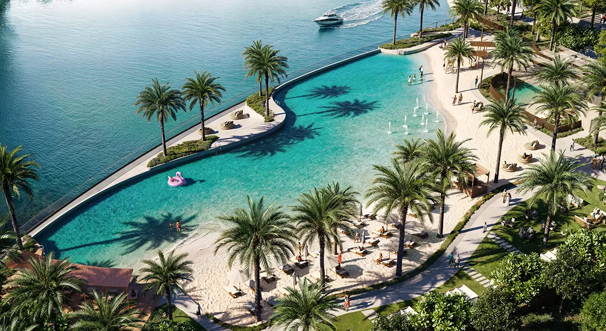 Address Residences at Dubai Creek Harbour — connectivity feature marketing still