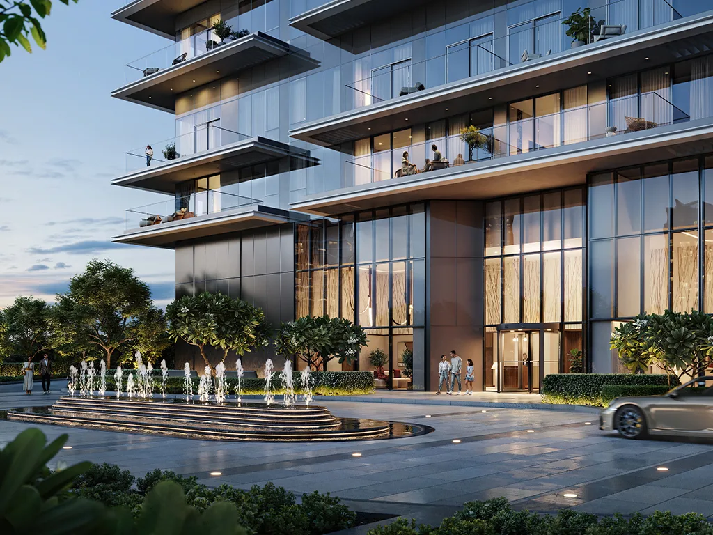 Albero — exterior architecture marketing render