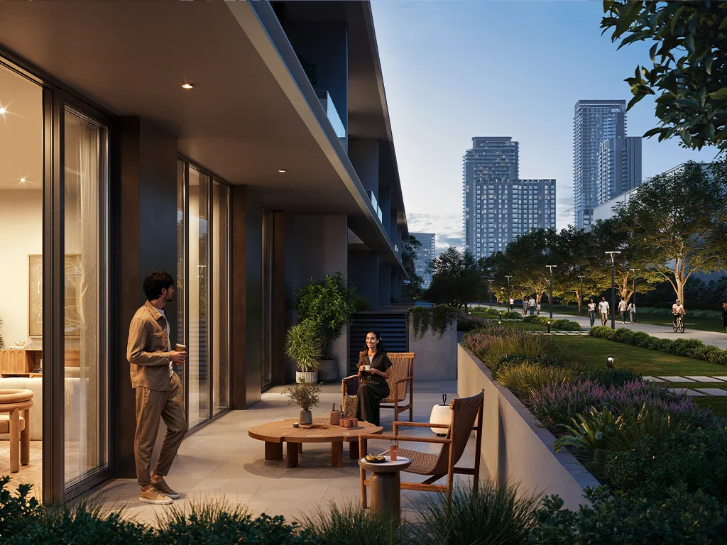 Albero — arrival landscaping marketing render