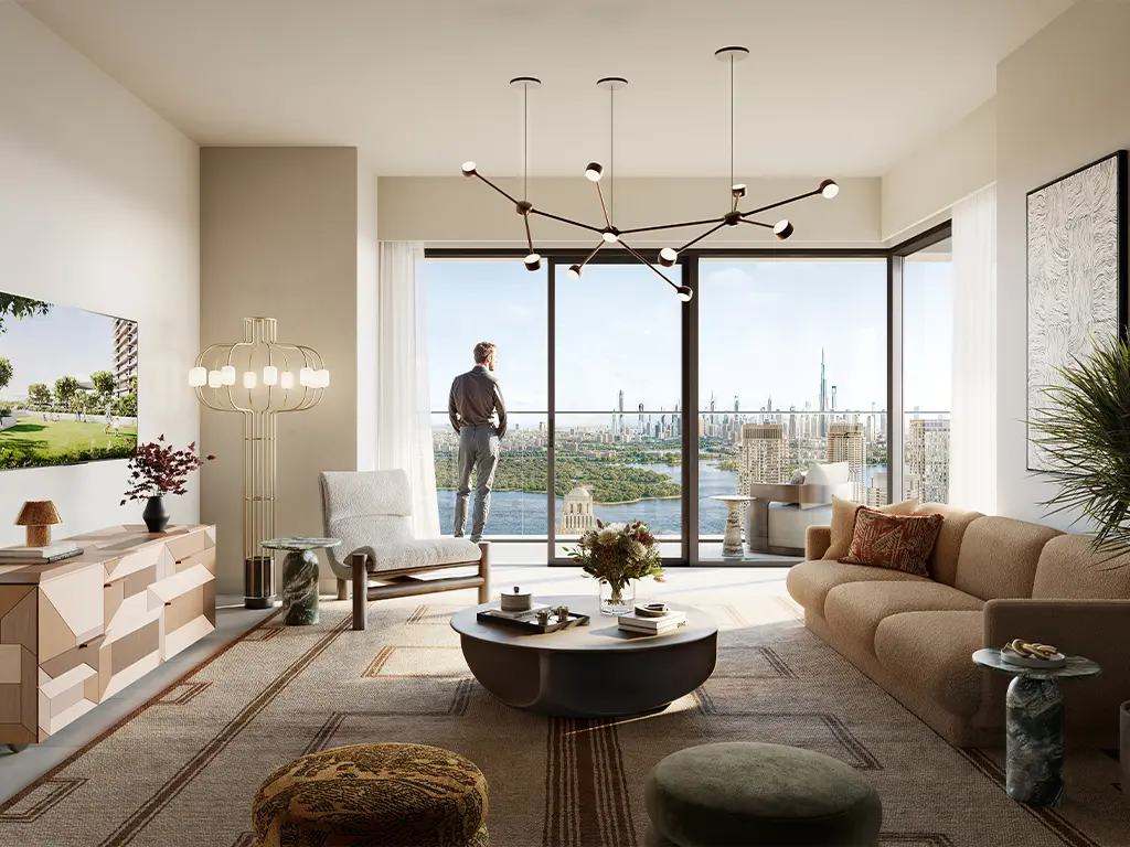 Altan — interior living marketing render