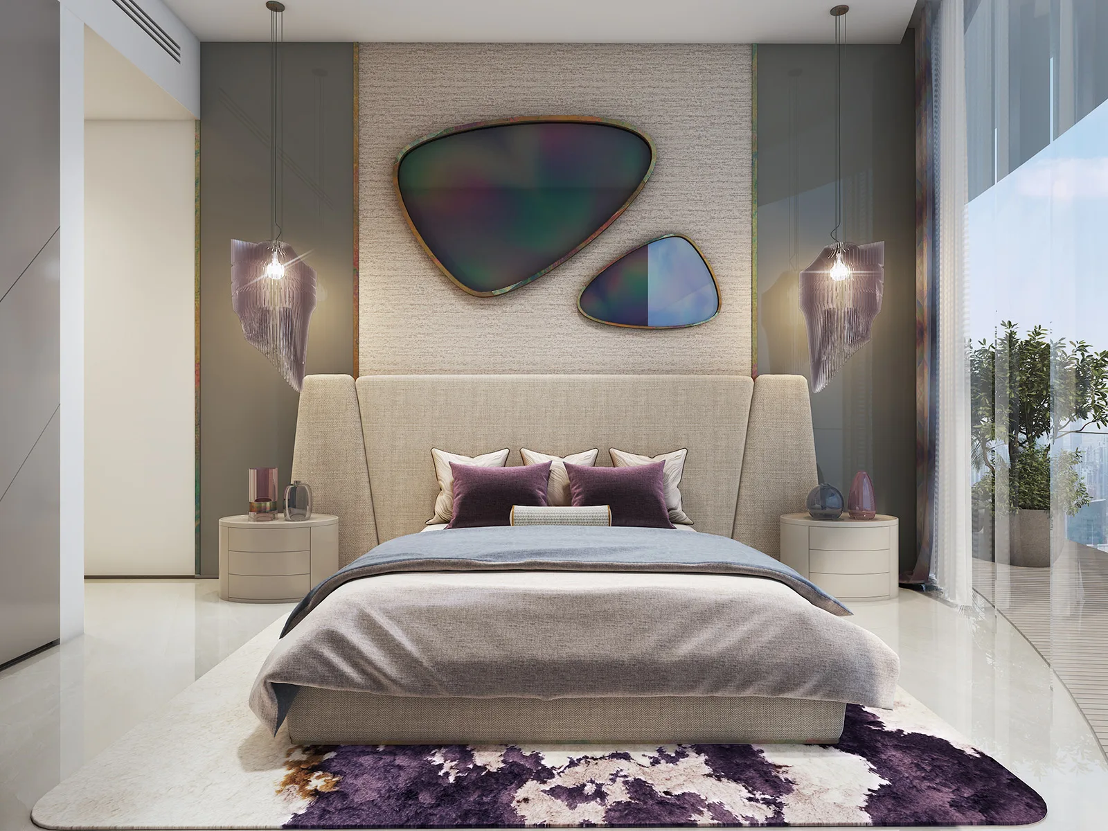 Altitude de GRISOGONO 1-bedroom interior still — official bedroom marketing render