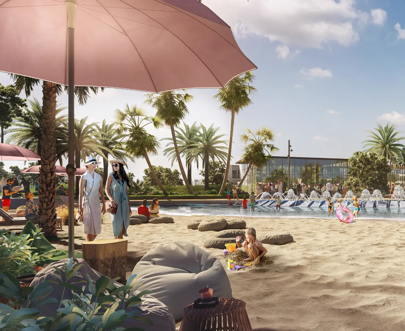 Alva 2 at The Valley — Golden Beach community amenity marketing still