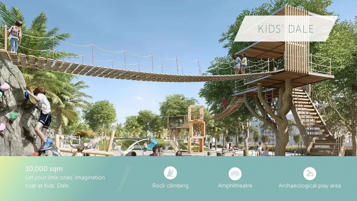 Alva 3 at The Valley — Kids' Dale playground marketing still