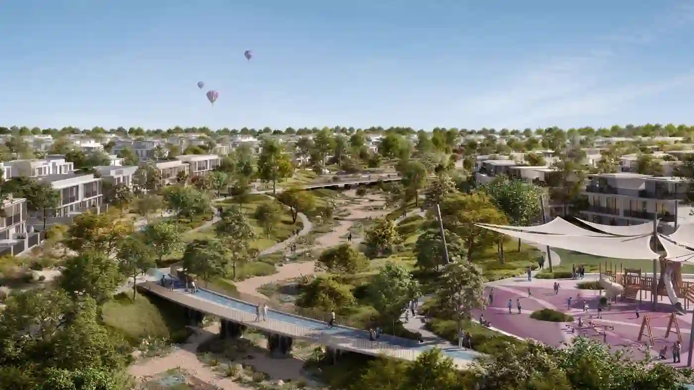 Alva at The Valley — community park and playground marketing still within The Valley masterplan