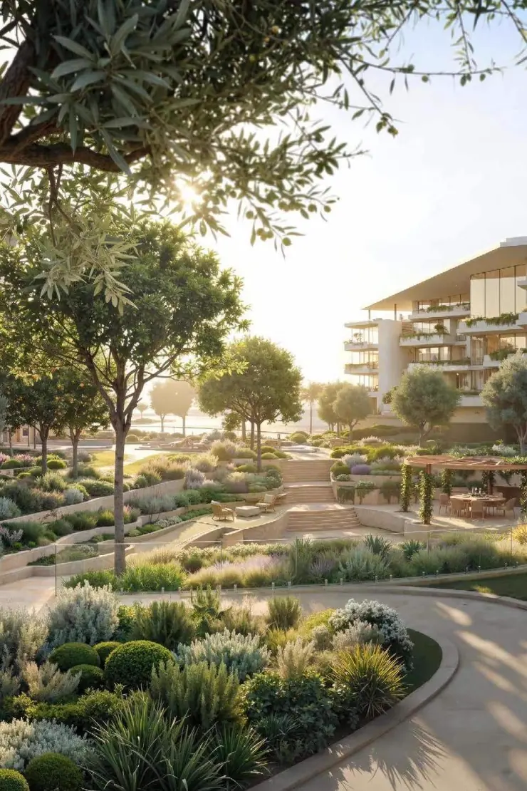 Arancia Yards 2 by Beyond — Propsearch marketing still of green spine living concept