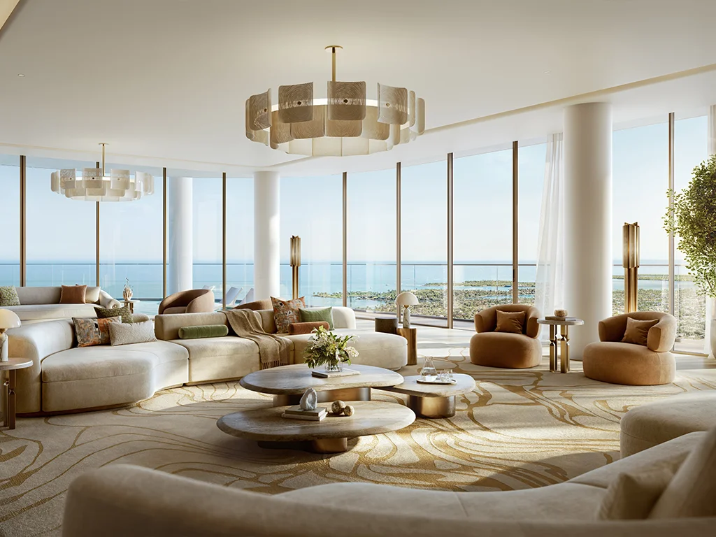 Avarra by Palace — interior living marketing render
