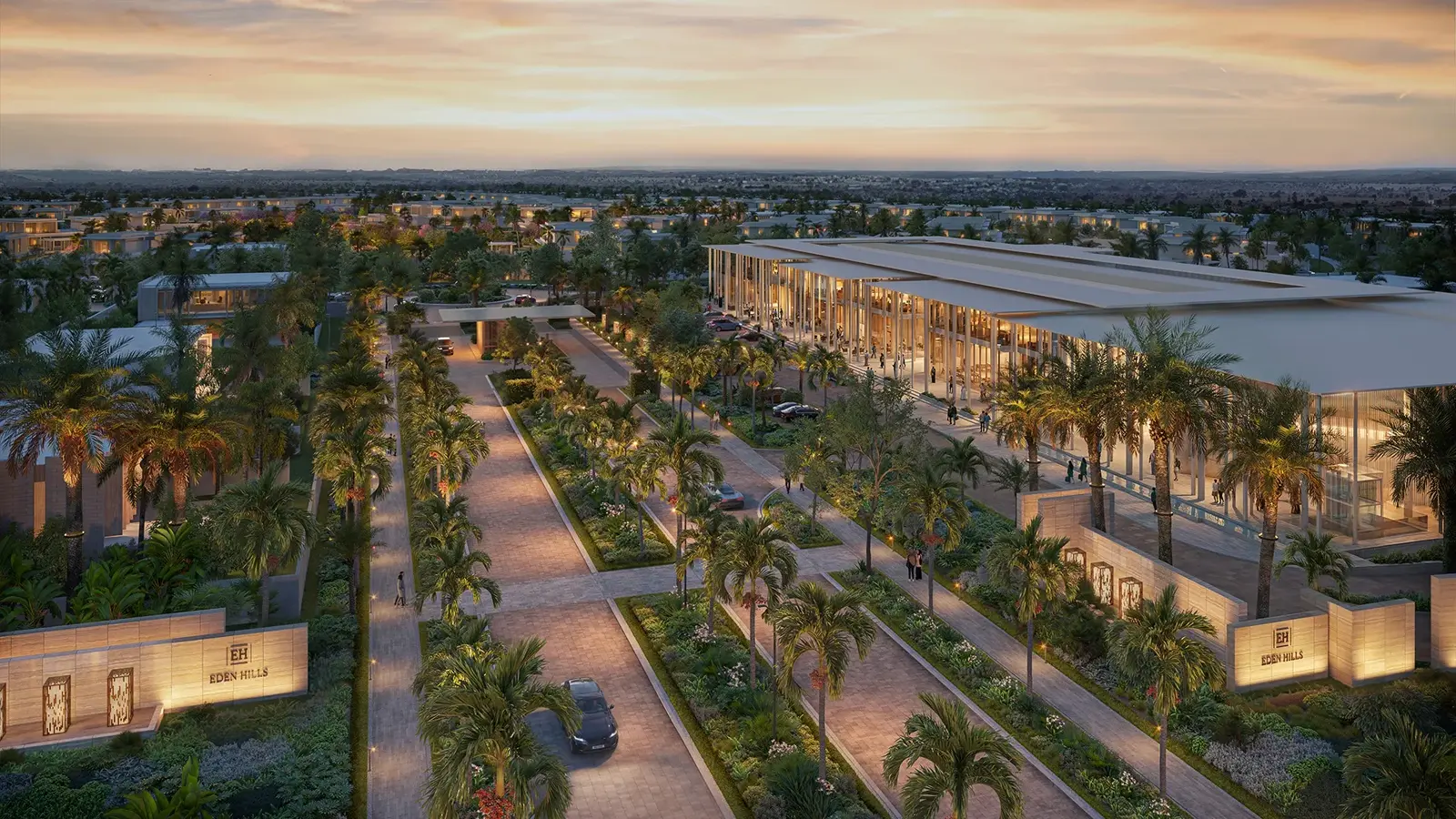 Eden Hills by H&H — official main entrance CGI marketing still