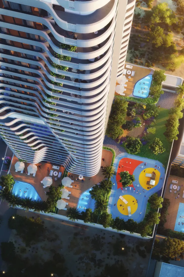 Azha Millennium Residences — wider marketing exterior render