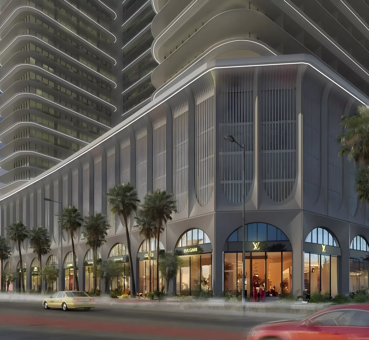 Azizi Milan — residential exterior marketing still