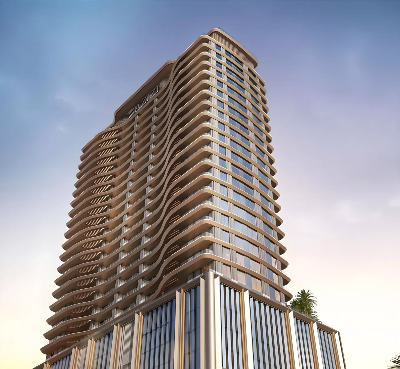 Azizi Milan — lifestyle exterior marketing still
