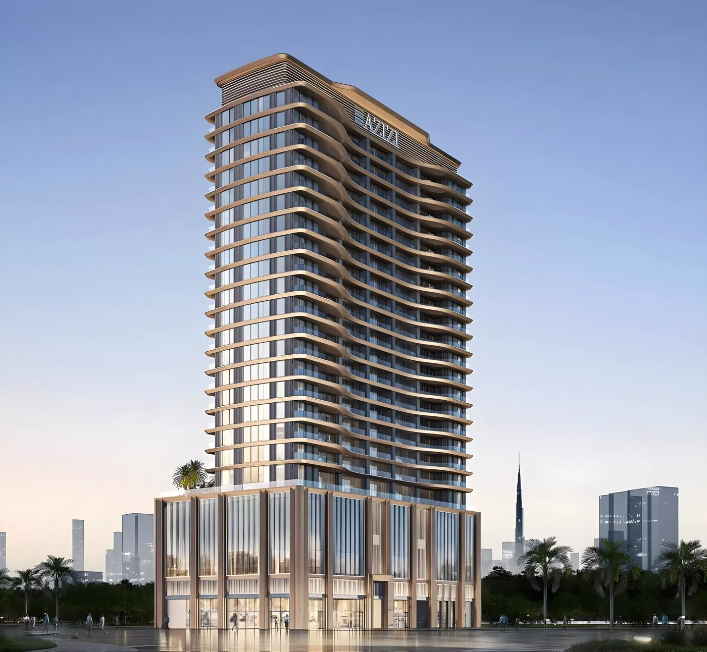 Azizi Milan — building marketing still