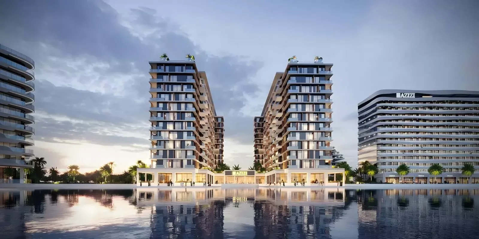 Azizi Venice — community marketing still