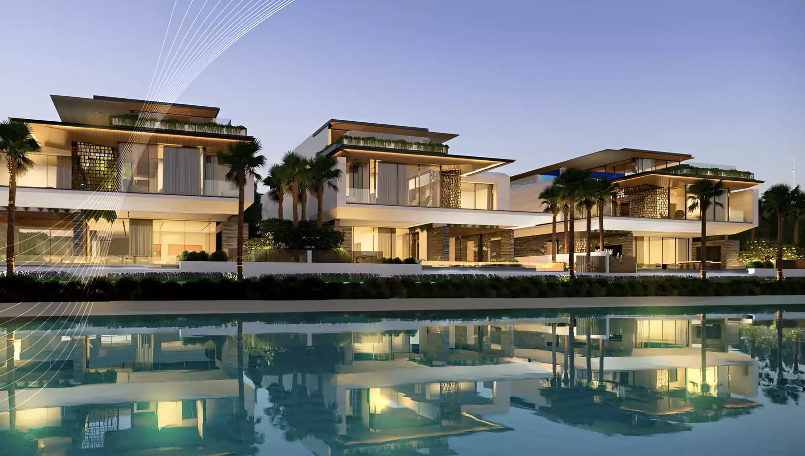 Azizi Venice — waterfront marketing still