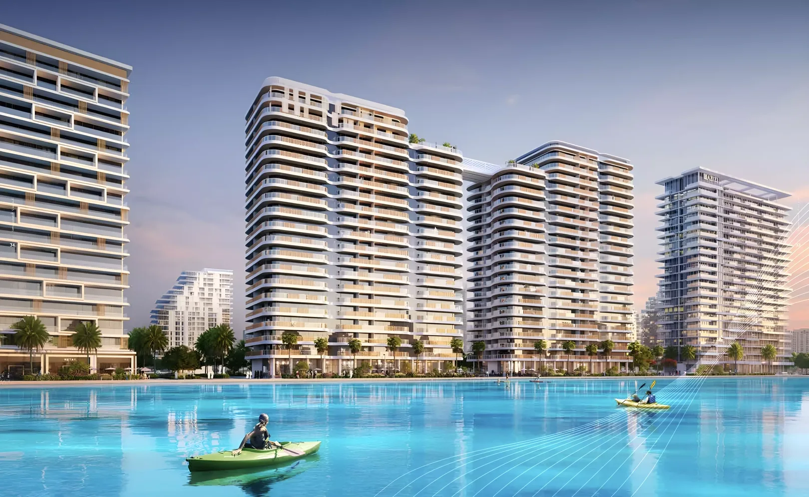 Azizi Venice — building marketing still