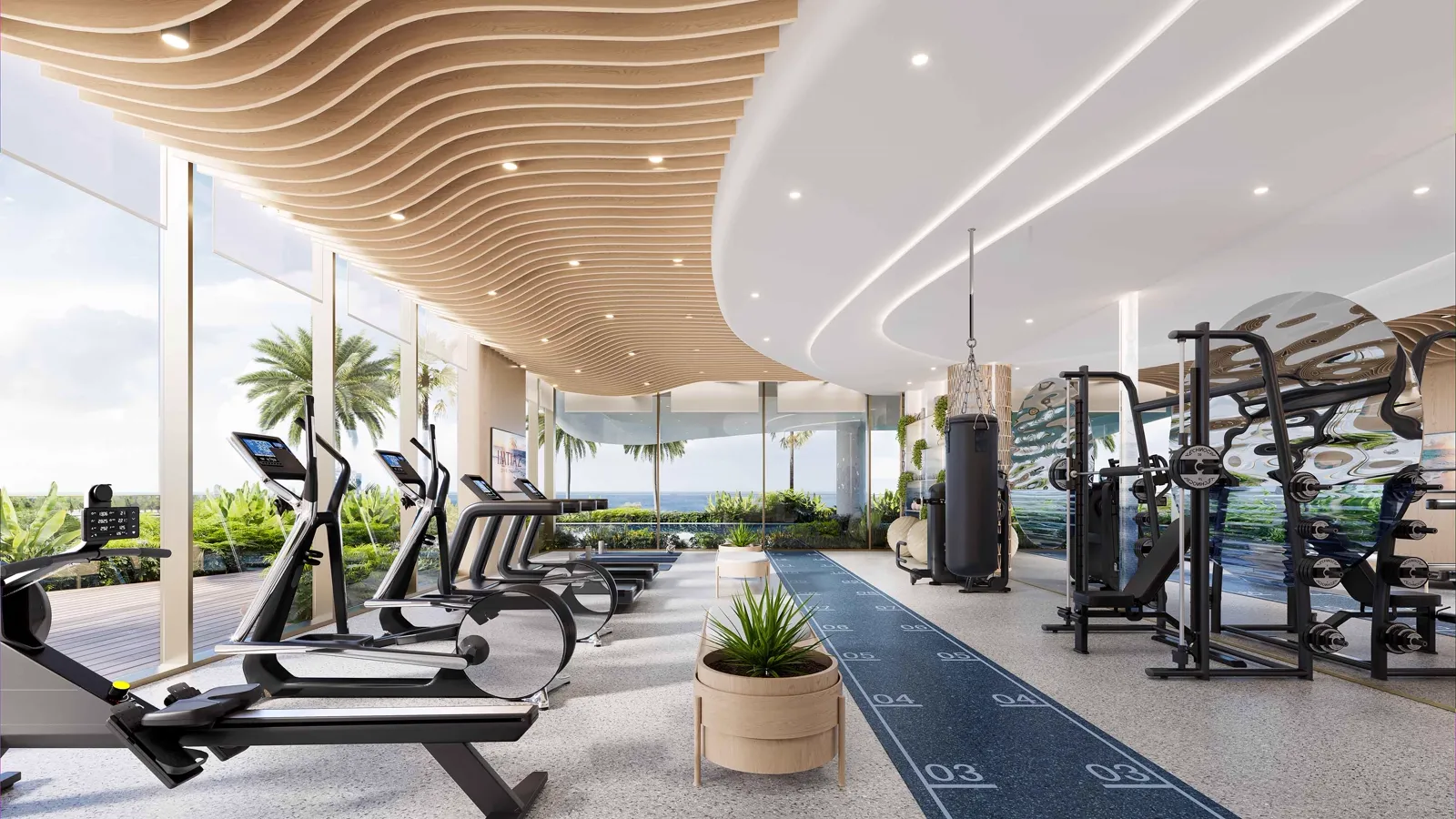 Beach Walk 4 by Imtiaz — official gym amenity marketing still