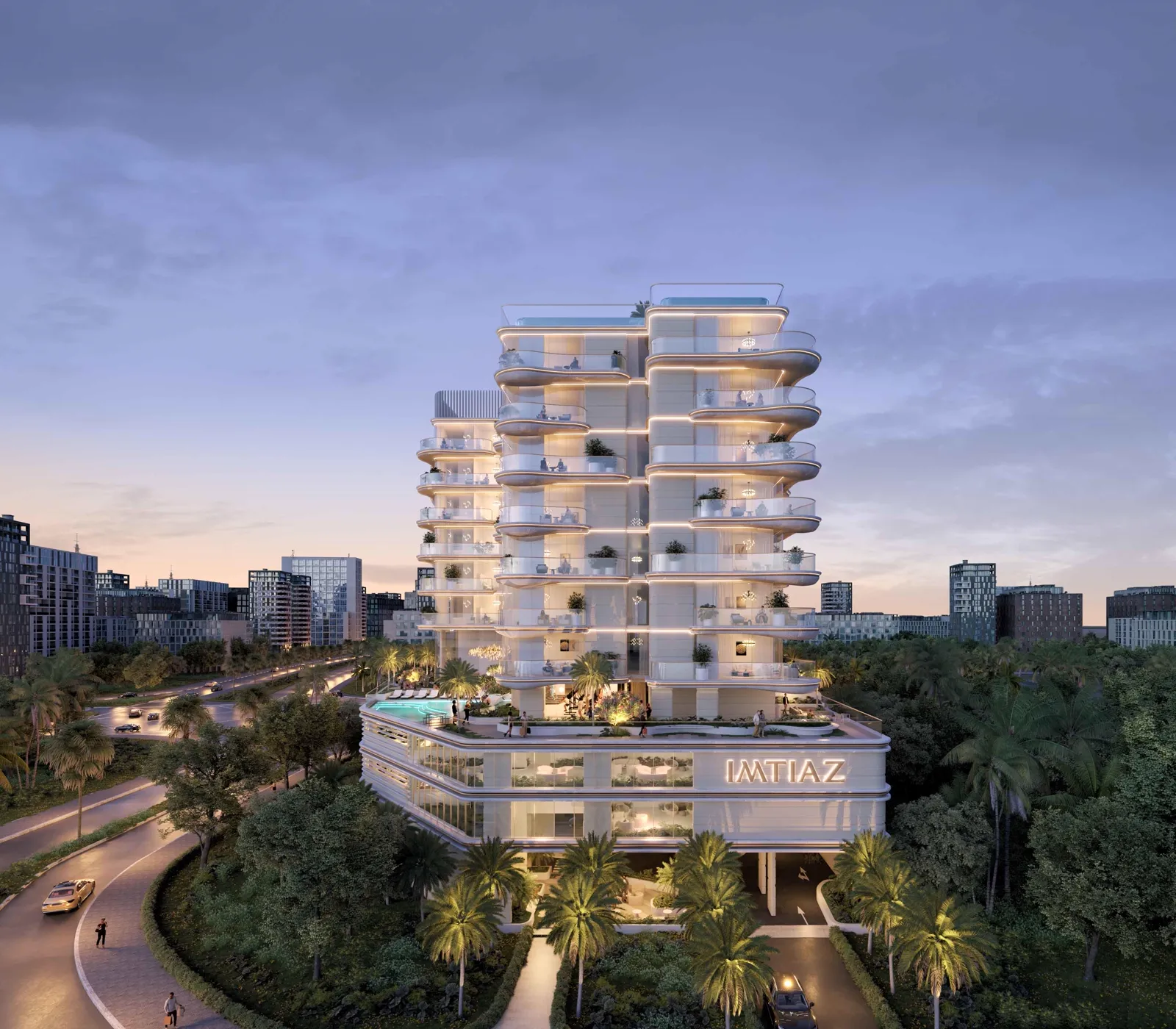 Beach Walk 4 by Imtiaz — official twilight exterior marketing still
