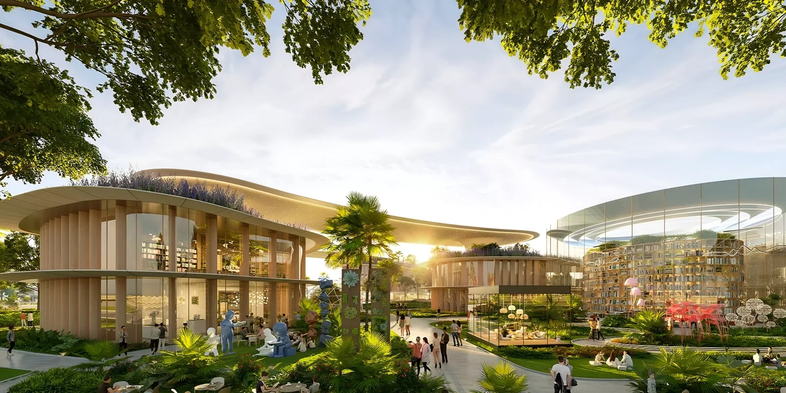Bermuda at DAMAC Islands 2 — Property Finder marketing still of lagoon-side homes