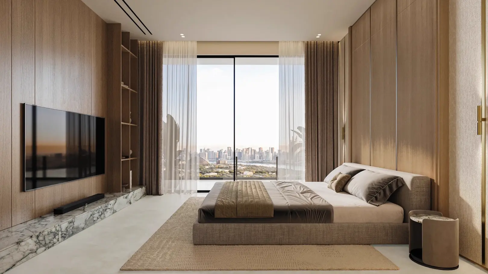 Binghatti Cullinan — bedroom marketing still