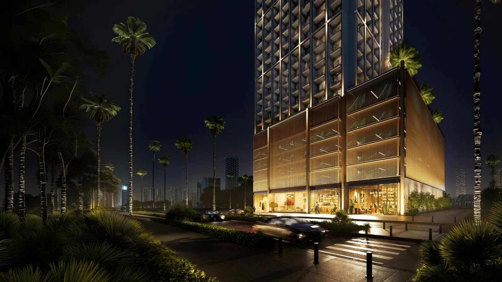 Etherea — façade marketing render