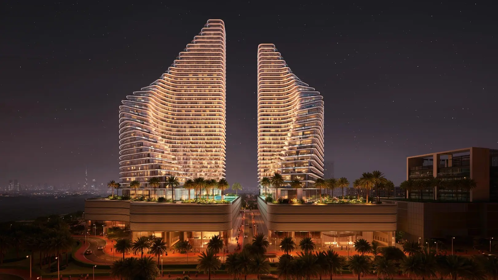 Binghatti Flare — exterior marketing still
