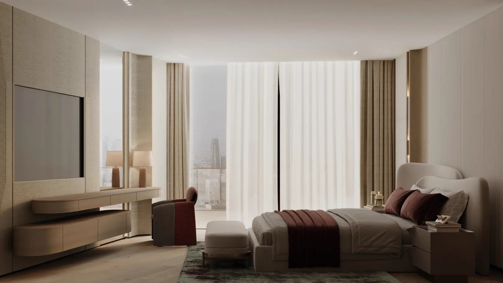 Binghatti Flare — bedroom marketing still