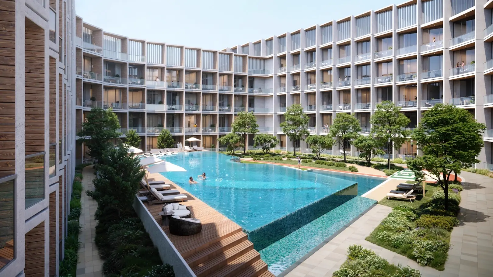 Binghatti Hillcrest — amenities marketing still