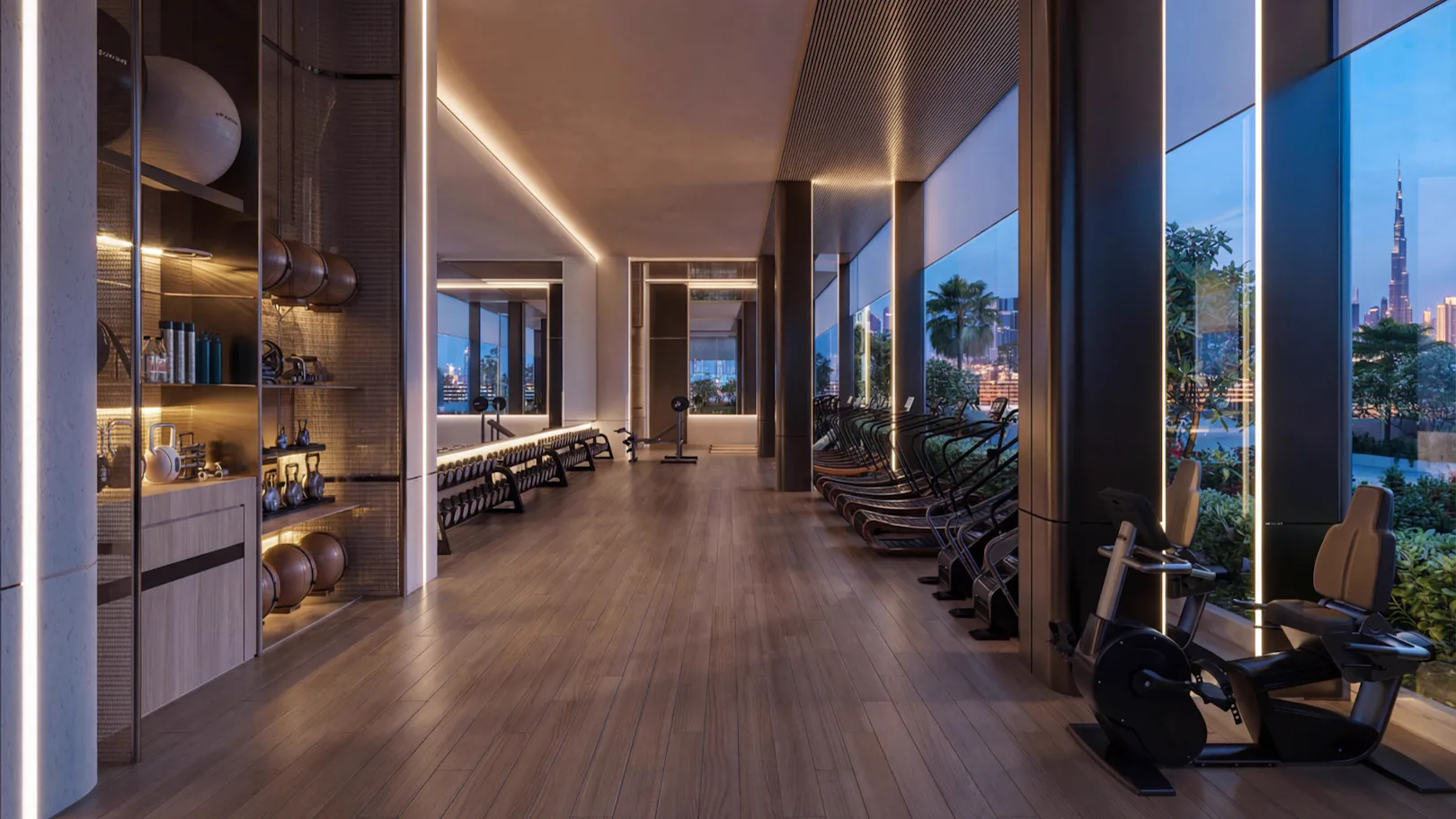 Binghatti Luxuria — amenities marketing still