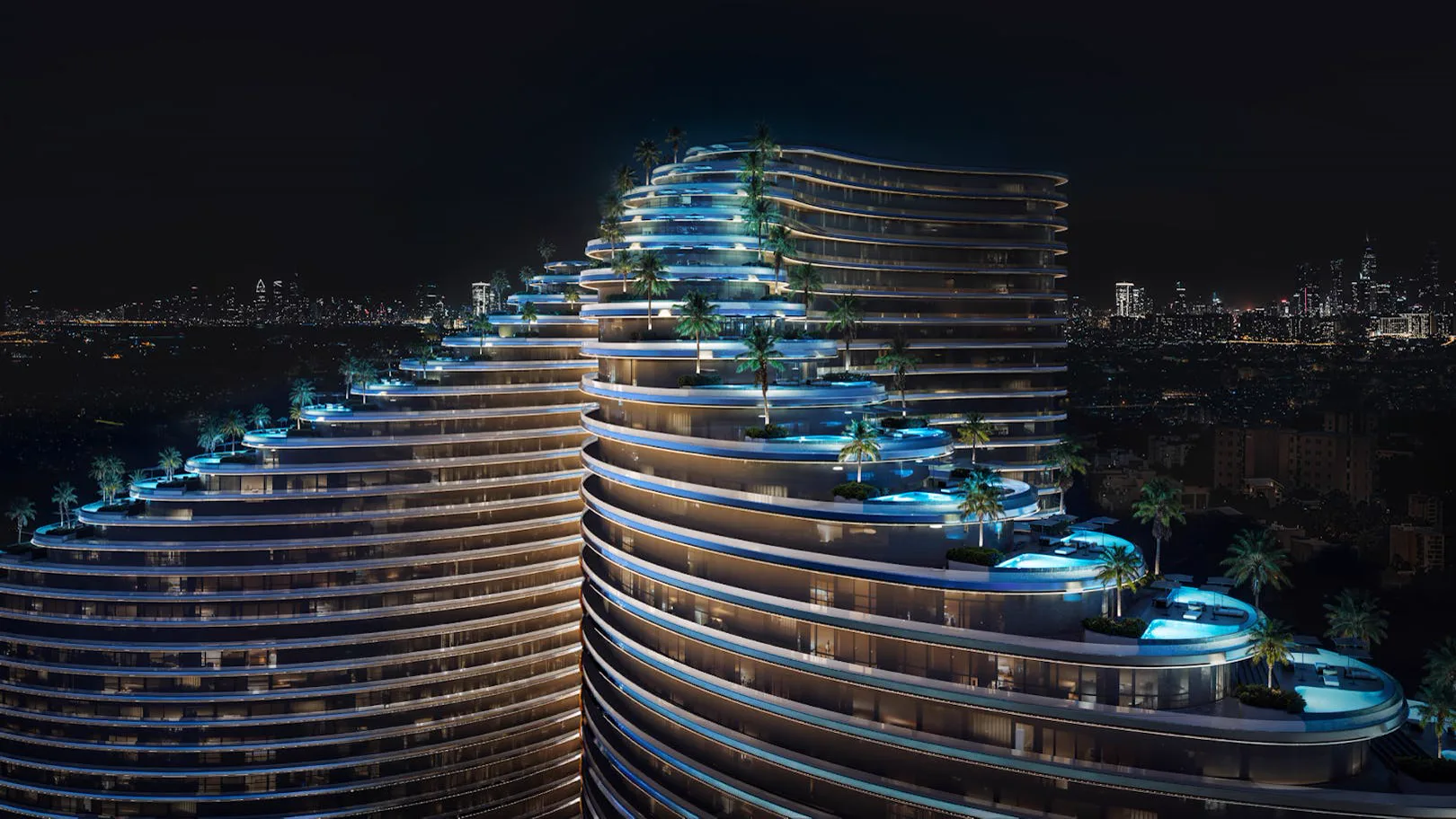 Binghatti Skyflame — exterior marketing still