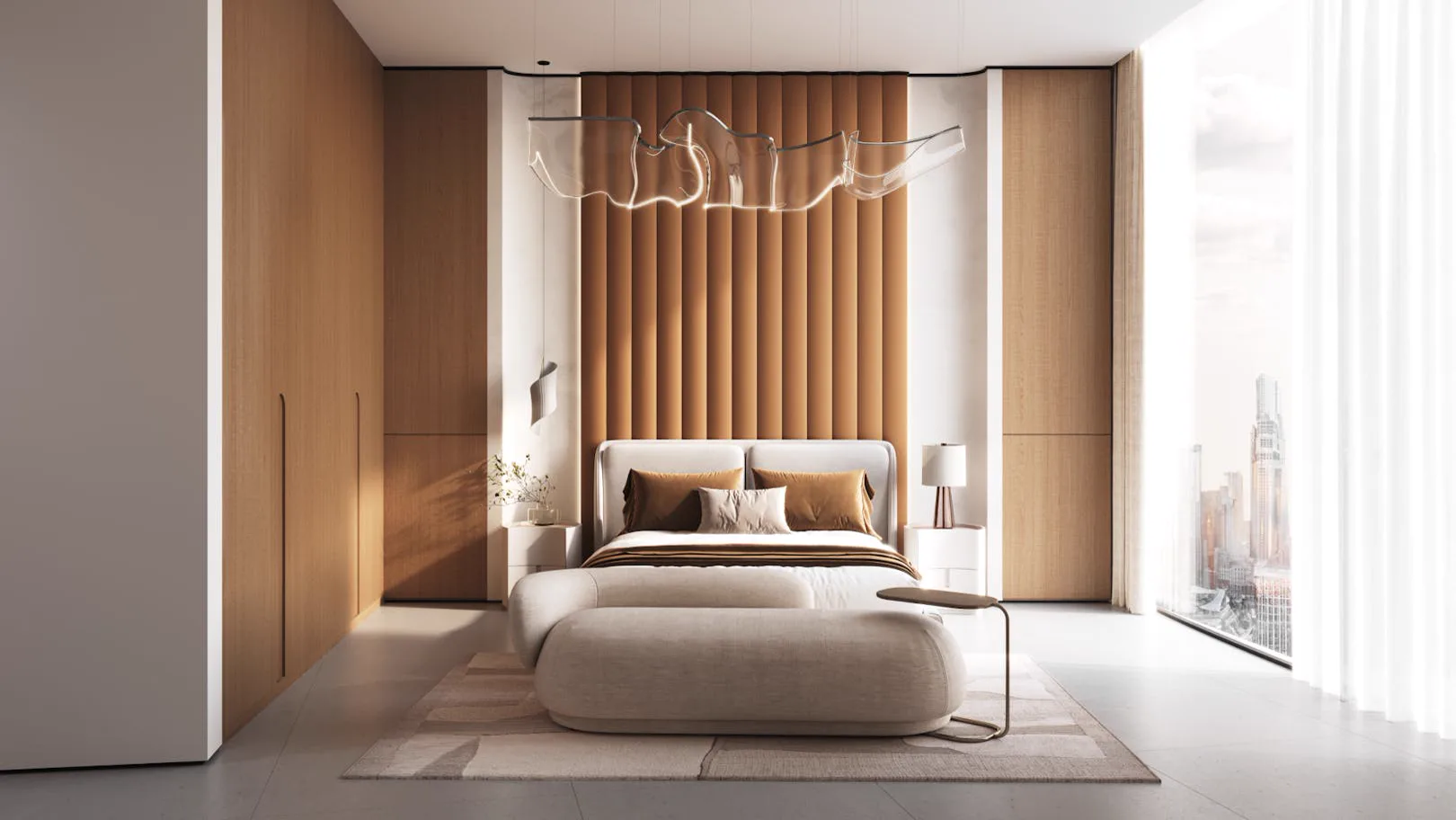 Binghatti Skyflame — bedroom marketing still
