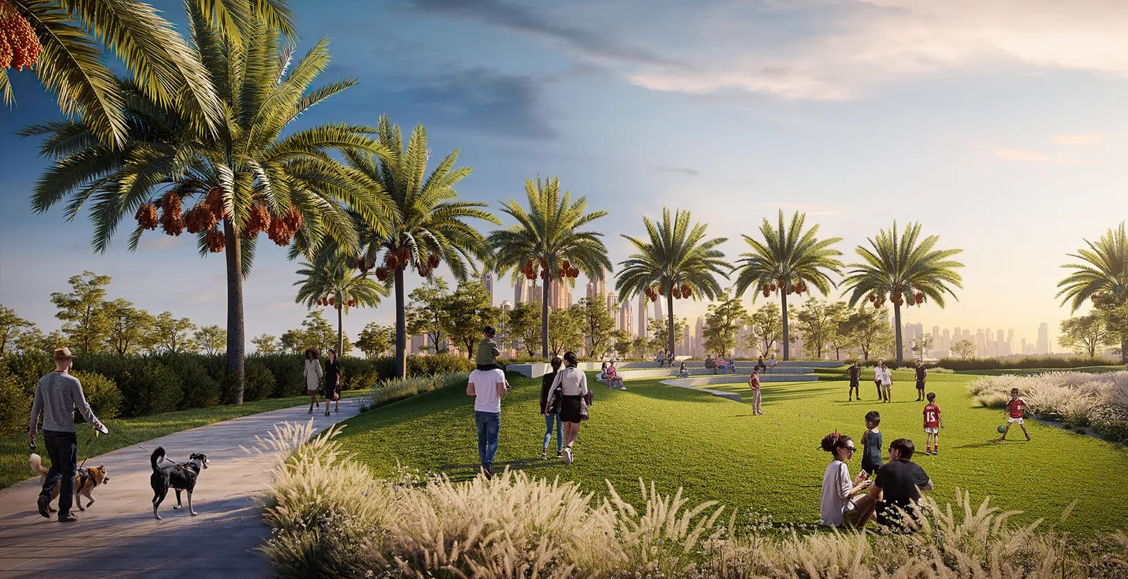 Cedar at Dubai Creek Harbour — residential architecture marketing still