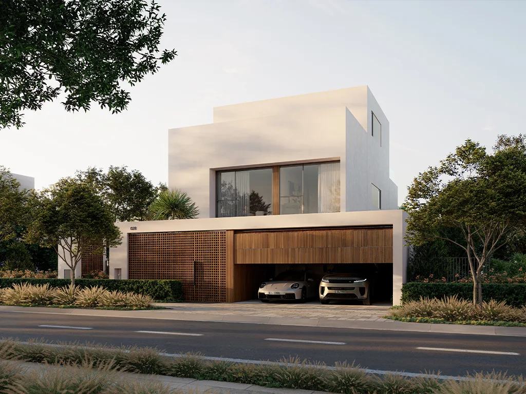 Chevalia Estate 2 — villa facade and landscape marketing still