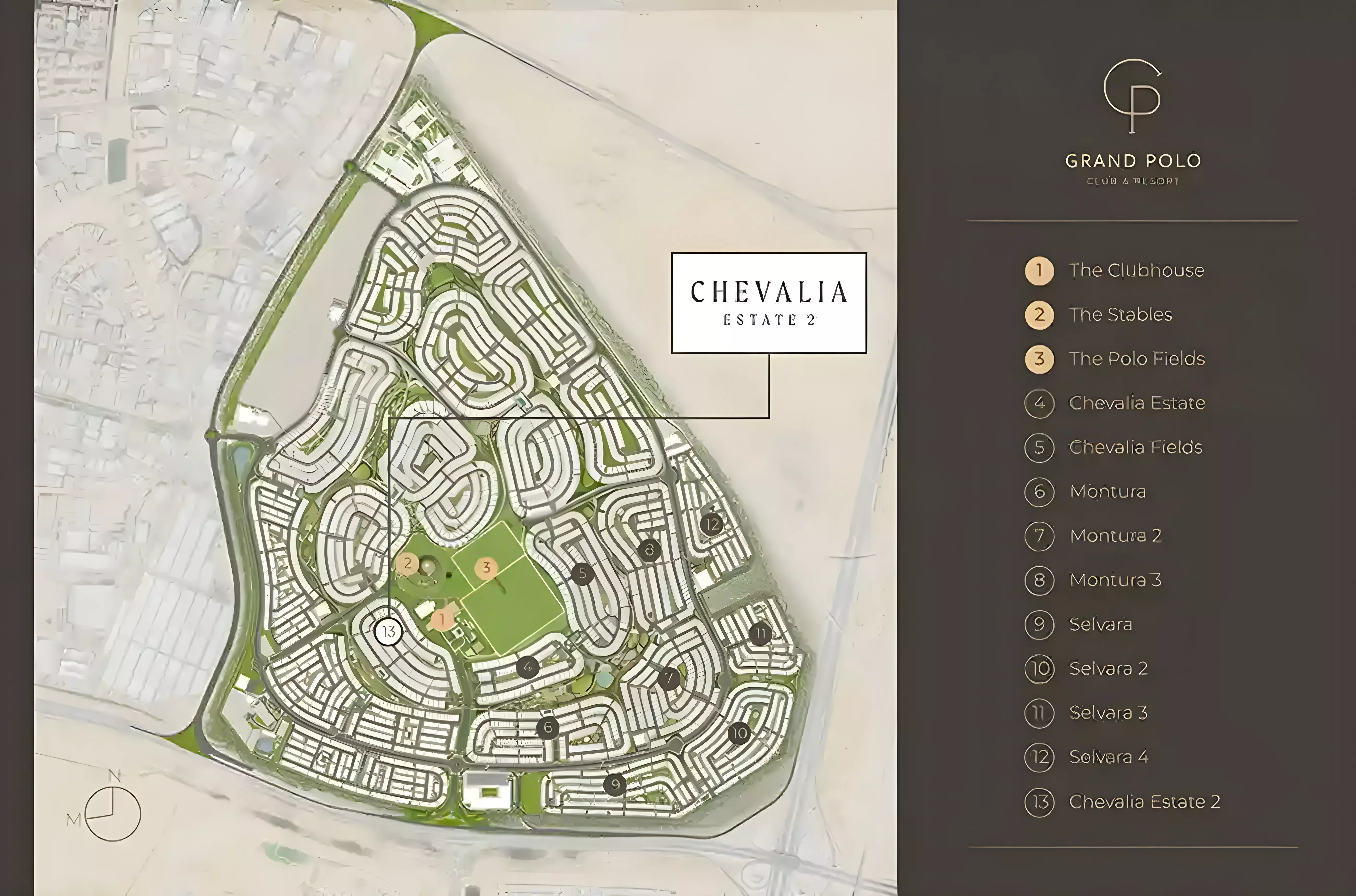 Chevalia Estate Phase 2 — masterplan marketing still from Property Finder