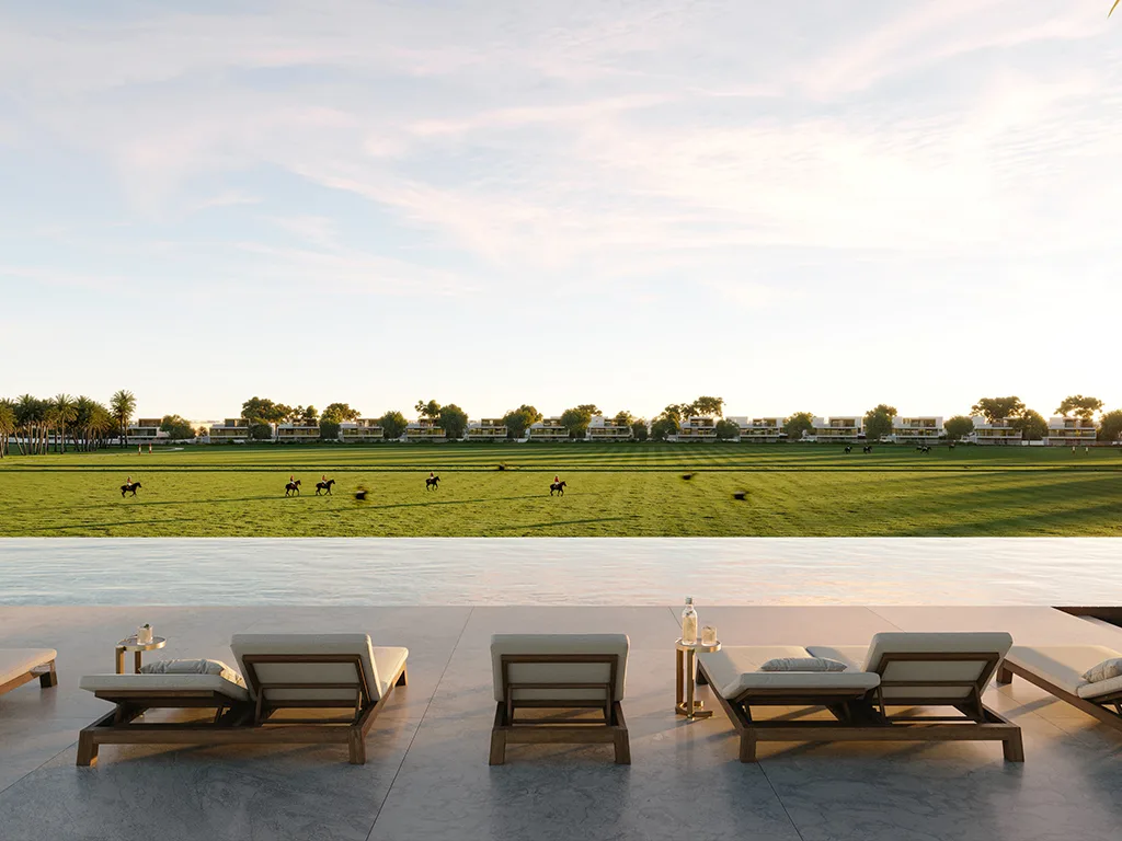 Chevalia Fields — villa exterior marketing still