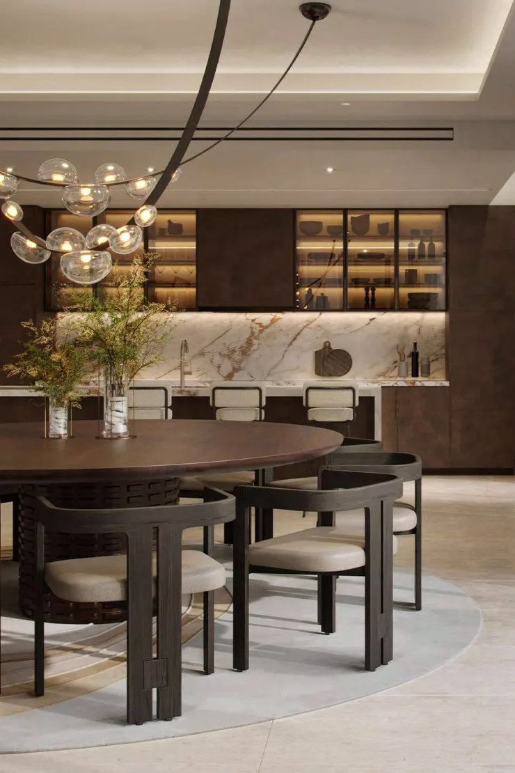 City Walk Crestlane 3 — dining and kitchen interior marketing still