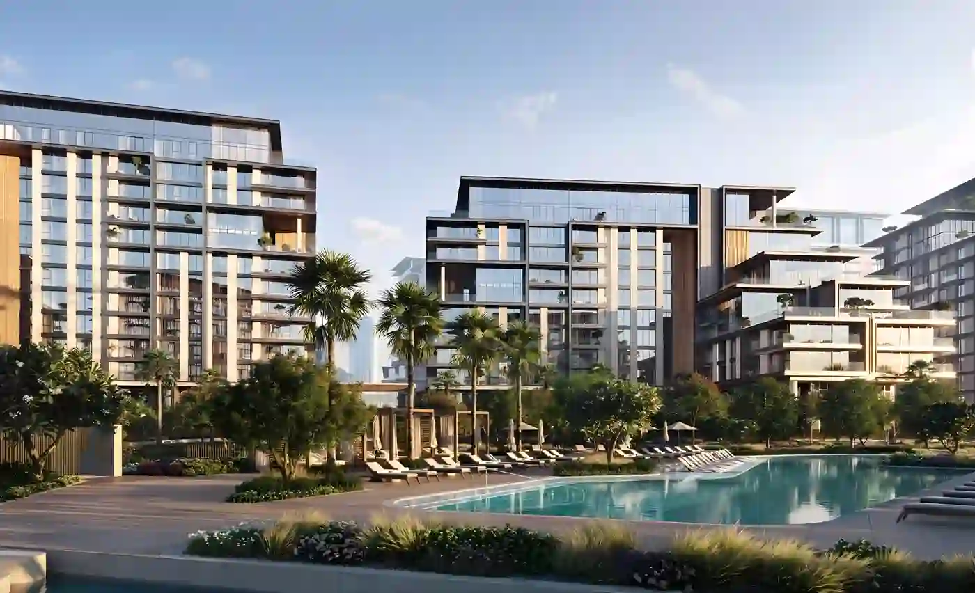 City Walk Crestlane Phase 5 — exterior marketing still of residential massing