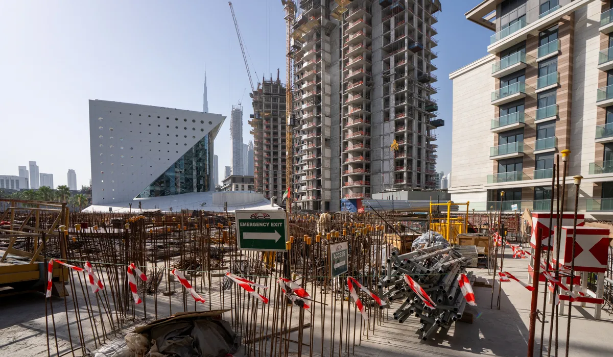 City Walk Northline construction site — Meraas photograph, July 2026
