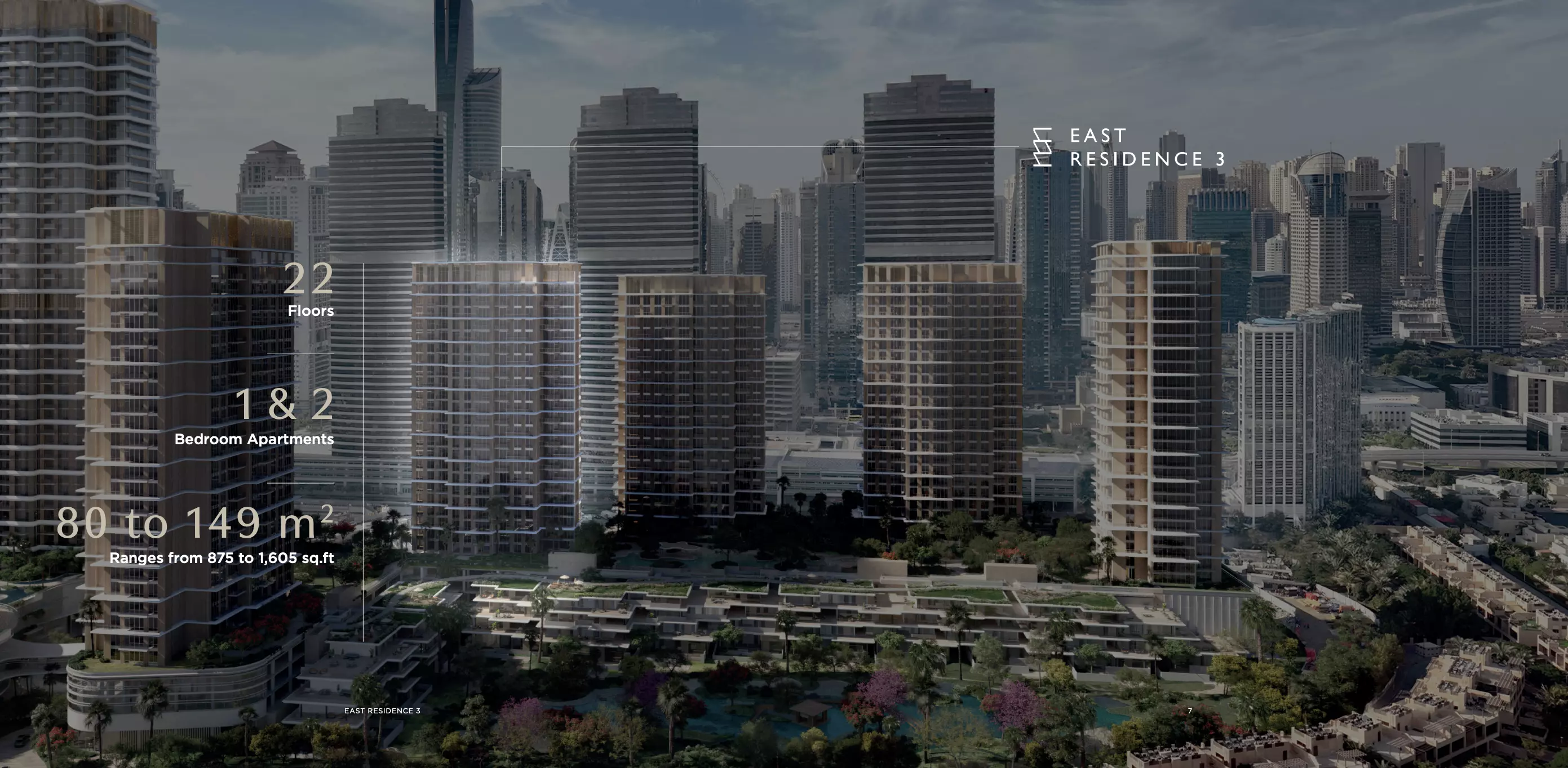 East Residence 3 at Serenia District — marketing masterplan still
