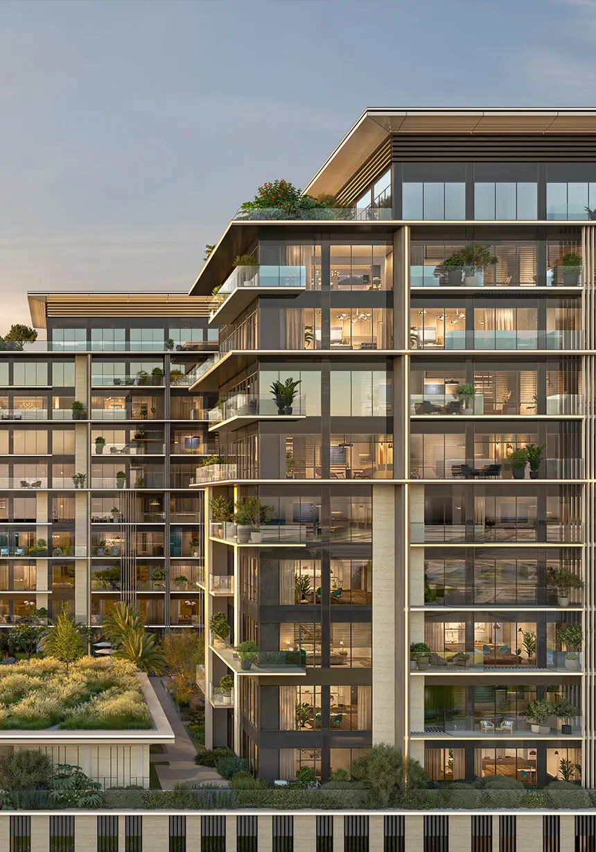 Everly Place — official marketing exterior tower still