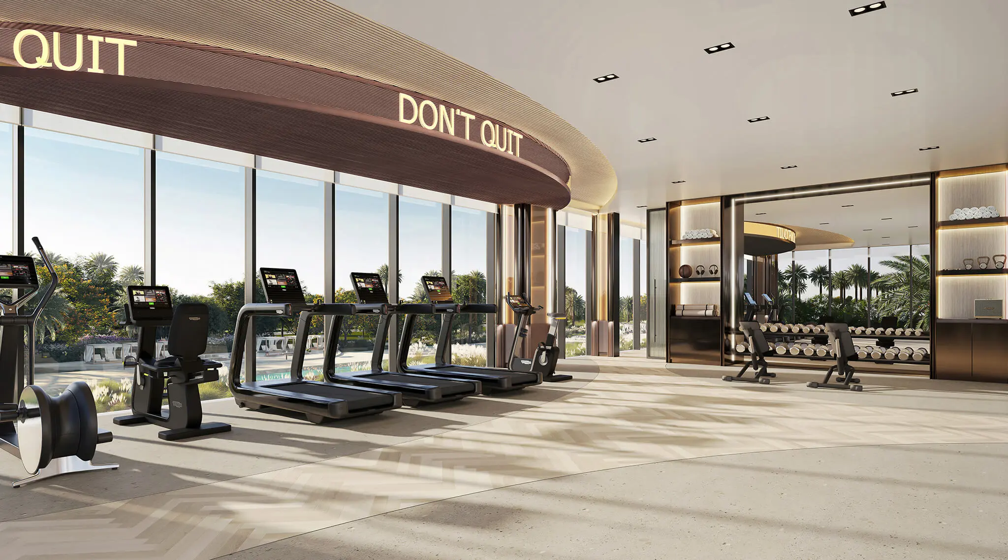 Everly Place — official marketing interior living space render
