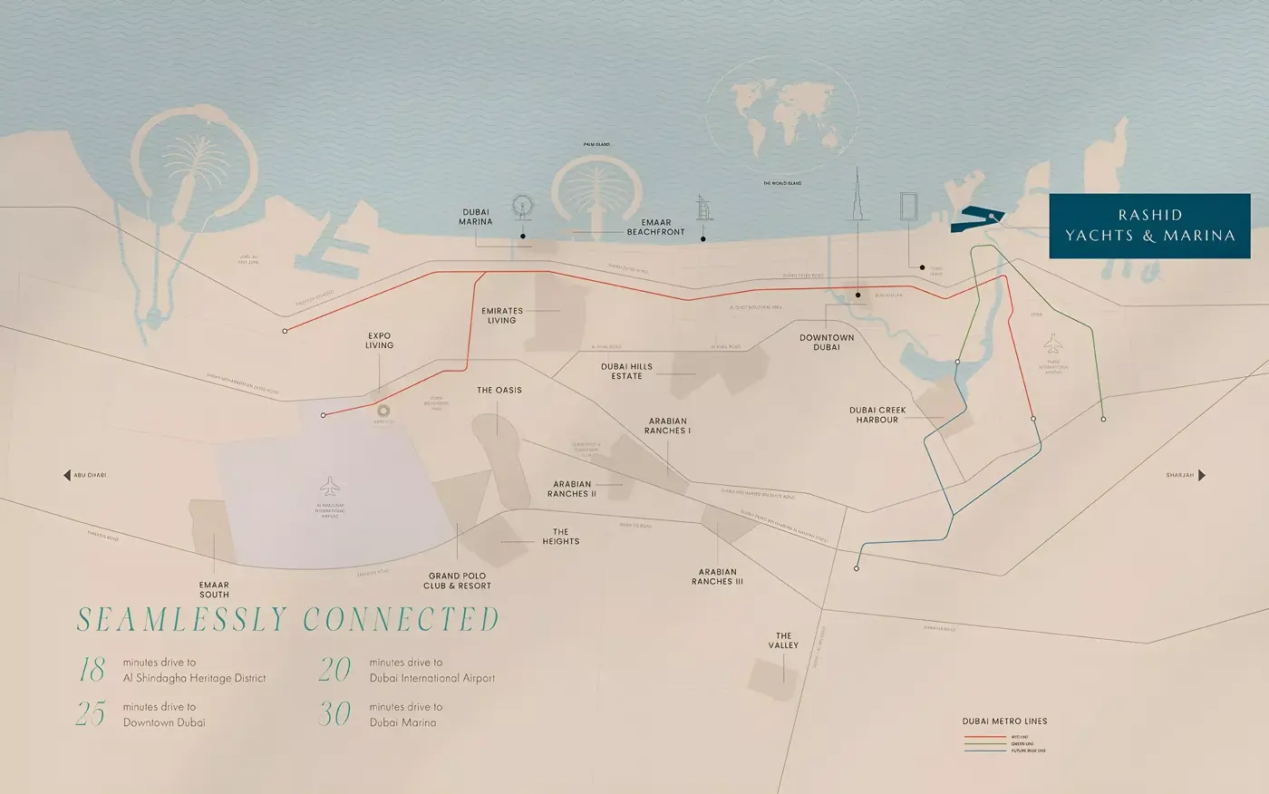 Fior 2 — masterplan marketing still from Property Finder