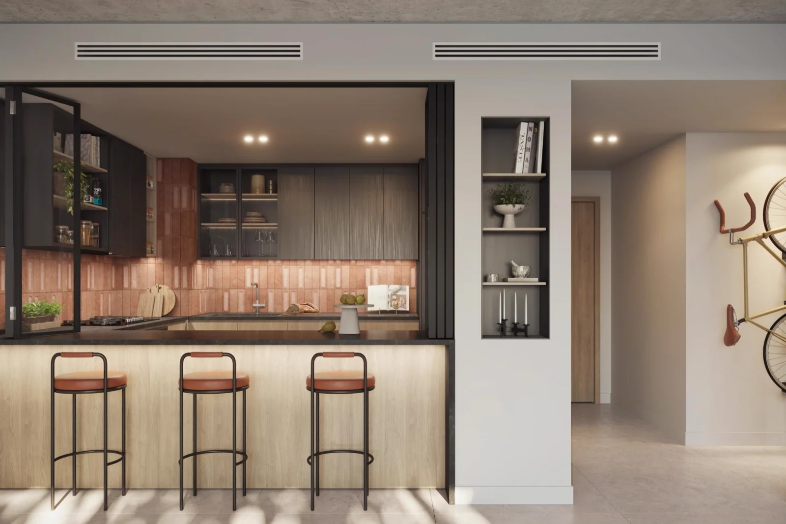 Rise by Athlon apartment kitchen marketing still (collection)