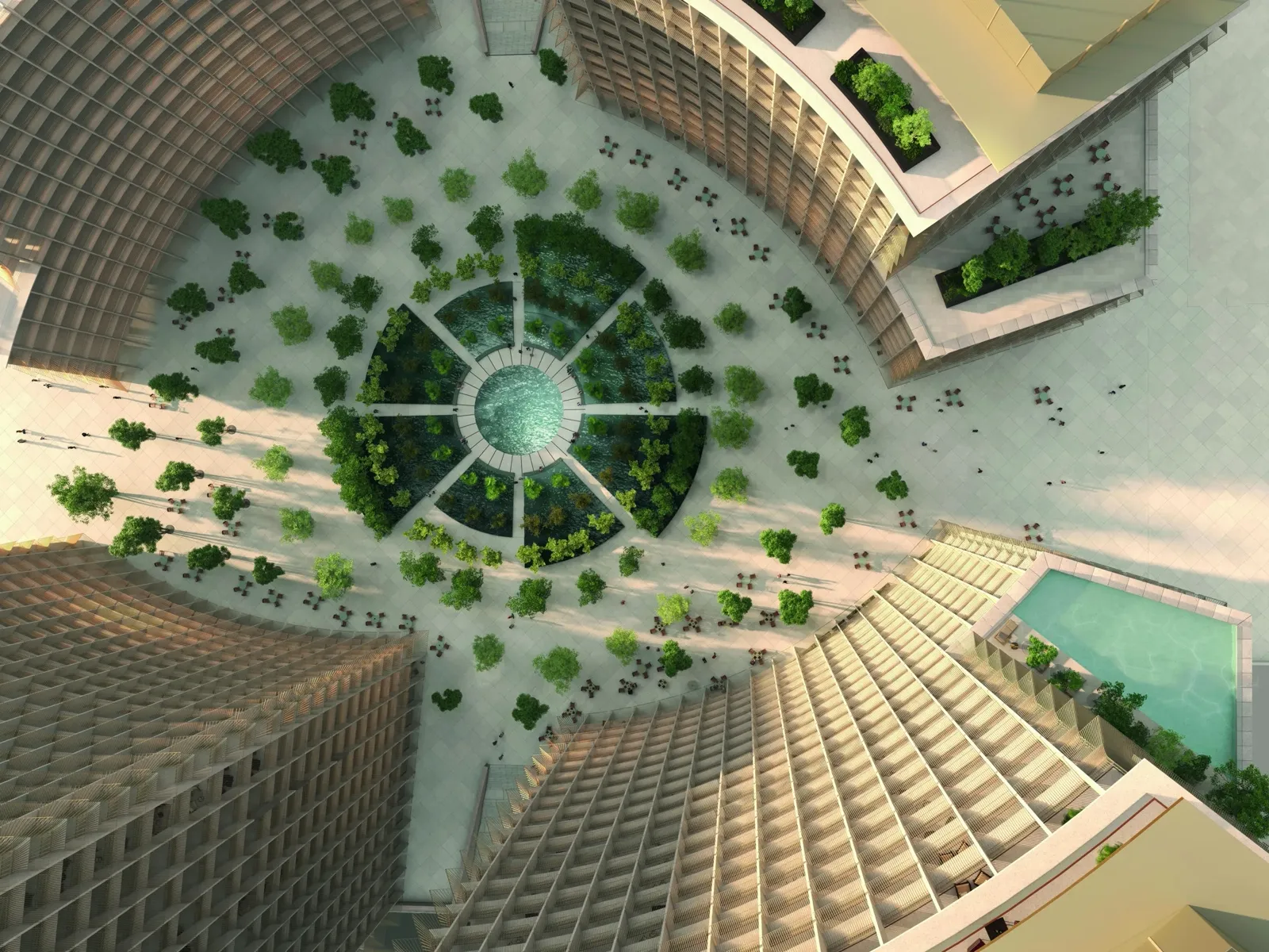 Four Seasons Private Residences Dubai at DIFC — official H&H marketing tower facade still