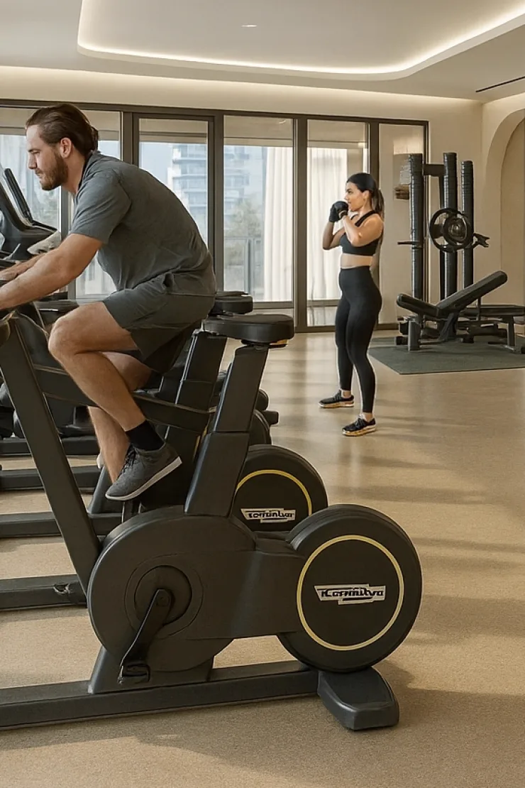 Galleria Residences — gym artist impression