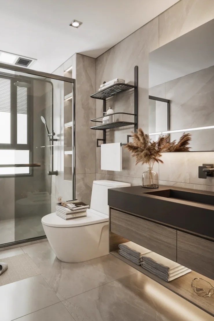 Galleria Residences — bathroom artist impression