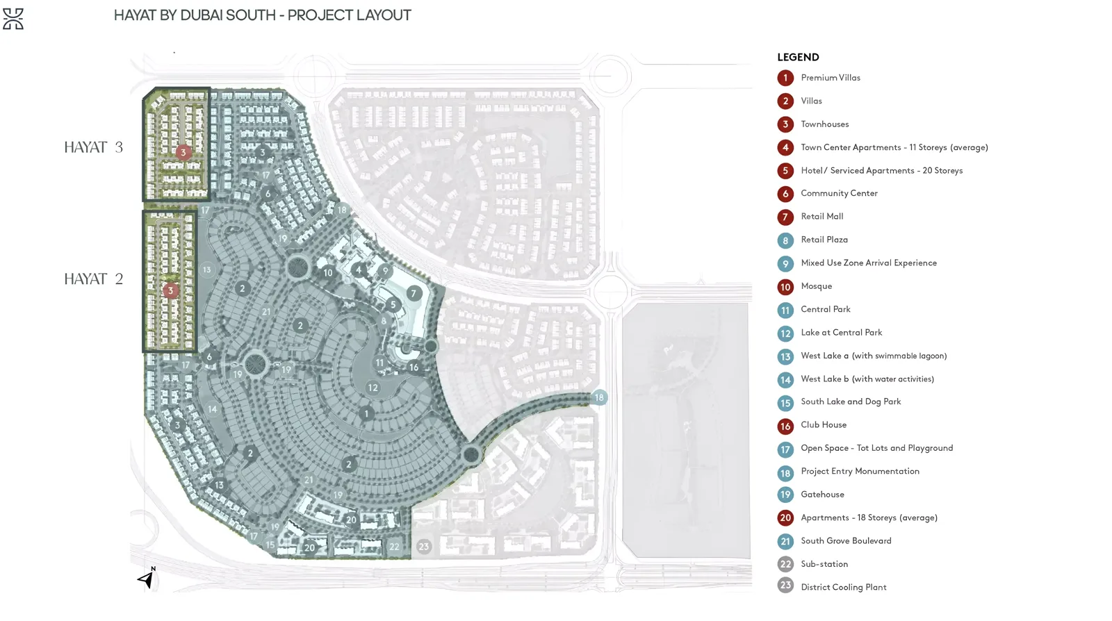 Hayat Phase 3 Dubai South — portal masterplan still for the Hayat 3 townhouse pocket
