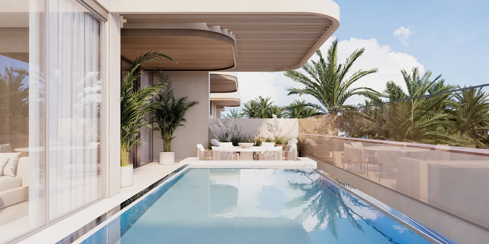 House of WELL 02 — official penthouse terrace with a private pool