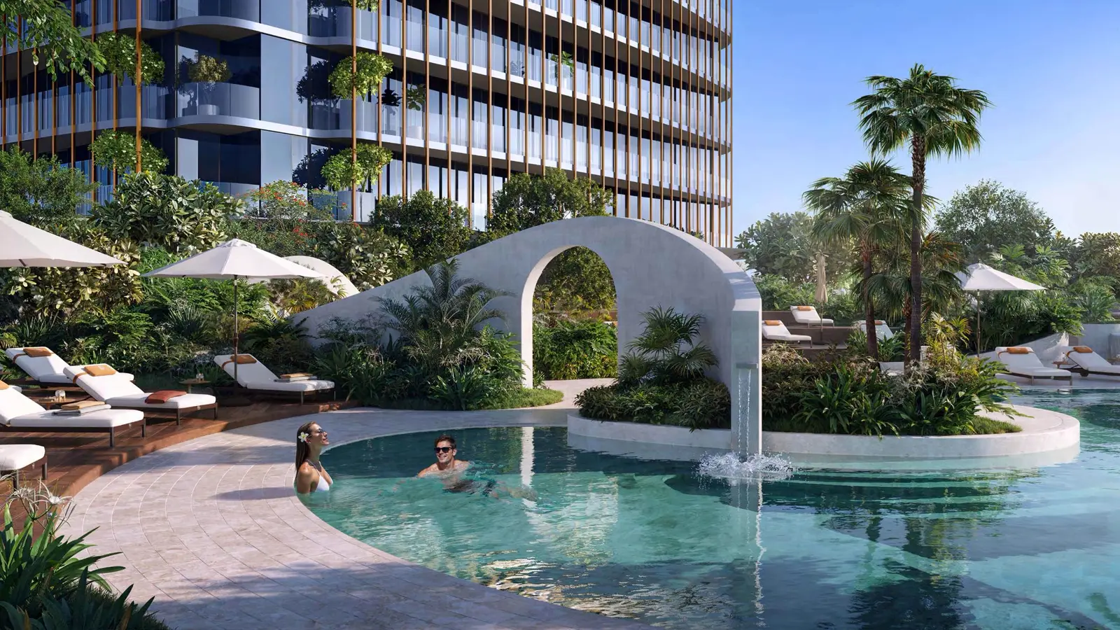 Kanyon by Beyond — exterior marketing still with landscaped foreground