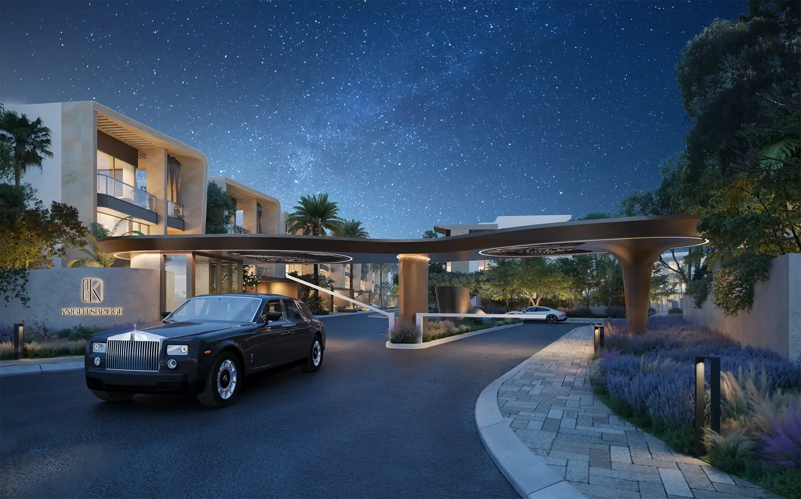Knightsbridge 2 — official marketing community entrance view