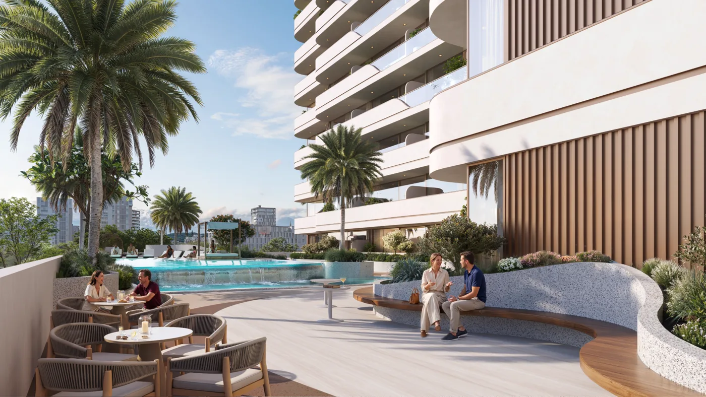 La Vera Creek — official exterior architectural marketing still