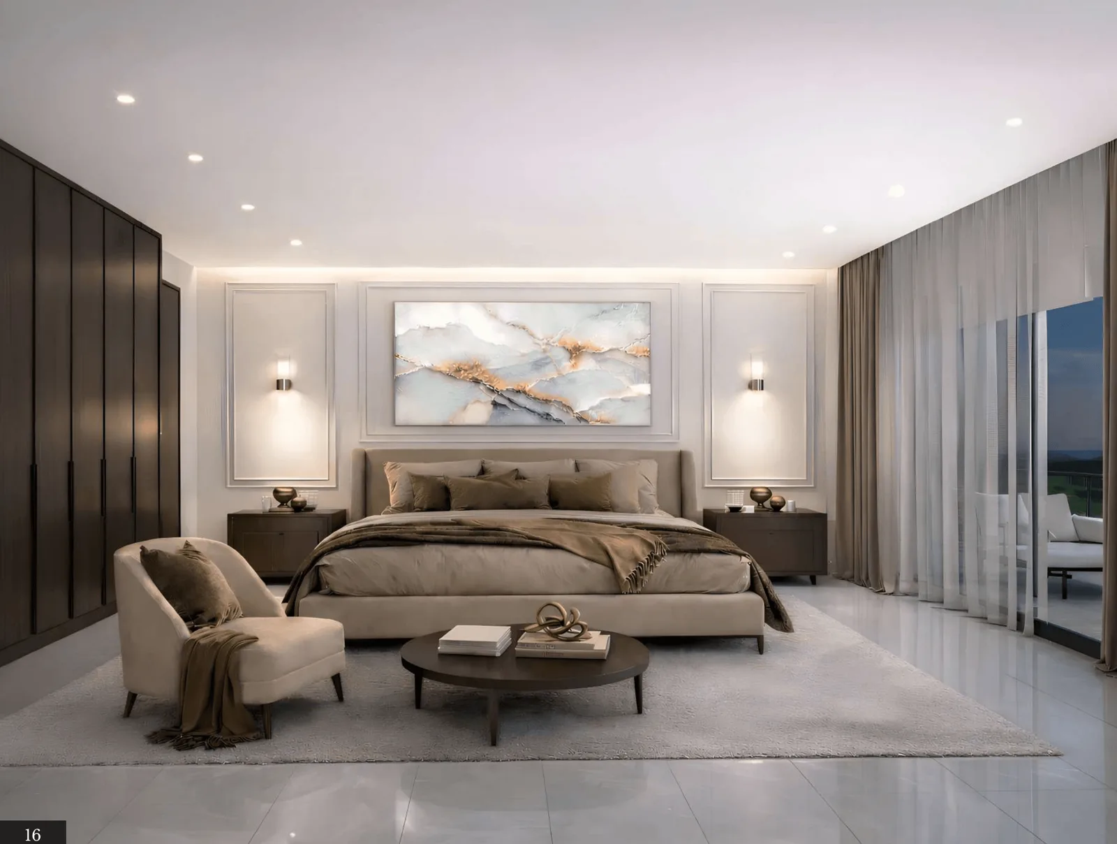 Lincoln Star Residence IV — official bedroom interior render